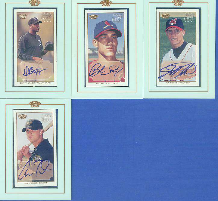  Bud Smith - 2002 Topps T-206 AUTOGRAPH (Cardinals) Baseball cards value