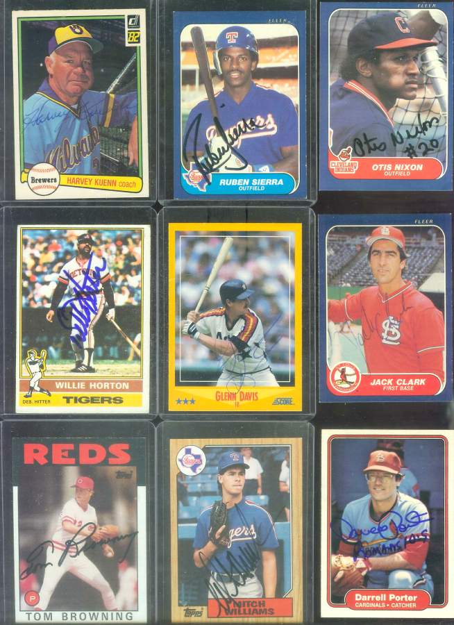  Mitch Williams - 1987 Topps ROOKIE AUTOGRAPHED (Rangers) Baseball cards value