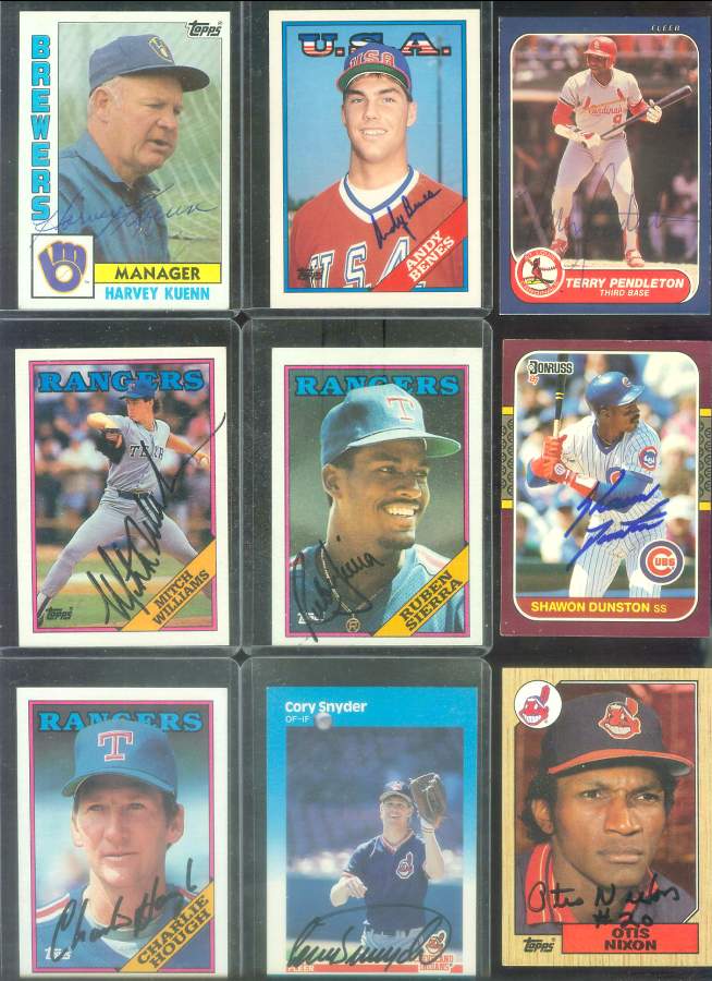  Shawon Dunston - 1987 Donruss Opening Day AUTOGRAPHED (Cubs) Baseball cards value