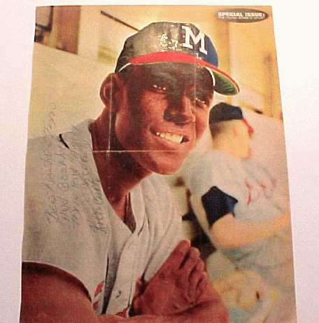  Rico Carty - AUTOGRAPHED color photo (Braves) Baseball cards value