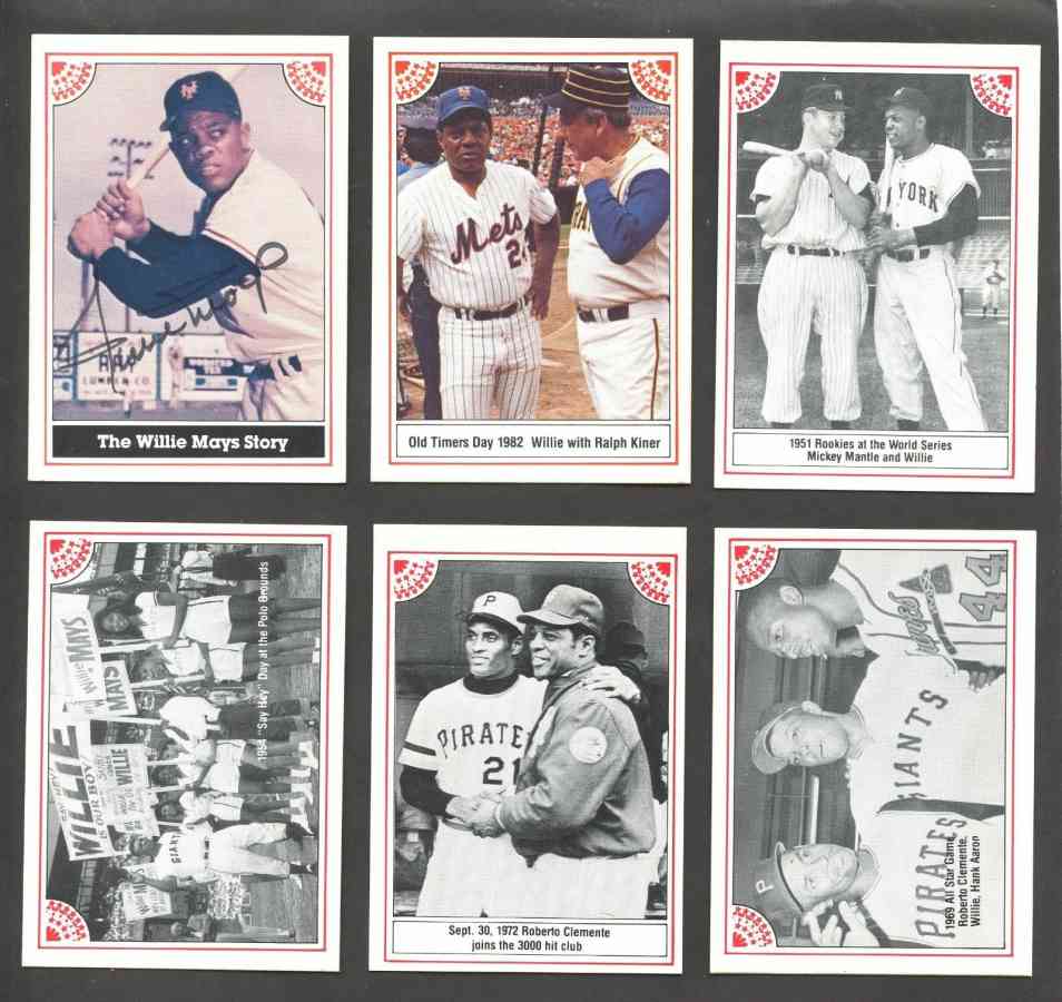   Willie Mays - 1984 R.G.I. AUTOGRAPHED set (100 cards) w/James Spence COA Baseball cards value