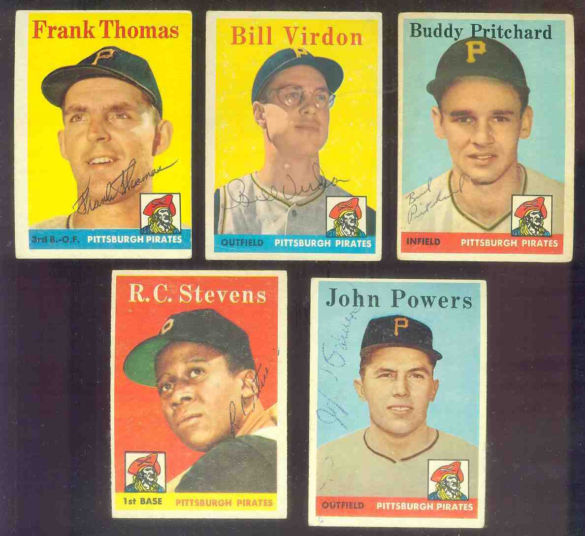1958 Topps #151 Buddy Pritchard AUTOGRAPHED (EX) (Pirates) Baseball cards value