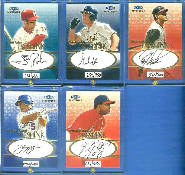  Scott Rolen - 1999 Fleer Mystique 'FRESH INK' AUTOGRAPH (Phillies) Baseball cards value