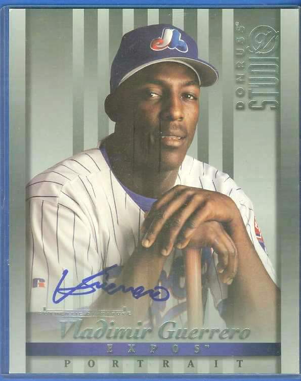  Vladimir Guerrero - Autographed 1997 Studio JUMBO #21 (Expos) Baseball cards value