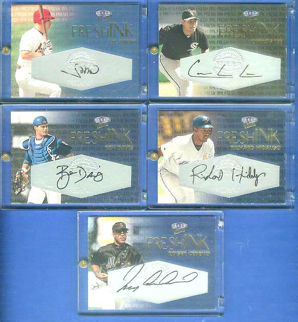  Carlos Lee - 2000 Ultra 'FRESHINK' AUTOGRAPH (White Sox) Baseball cards value