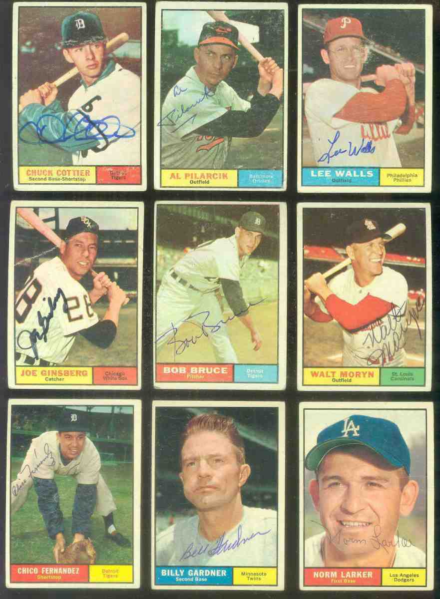 1961 Topps AUTOGRAPHED #112 Chico Fernandez w/PSA/DNA Auction LOA (Tigers) Baseball cards value