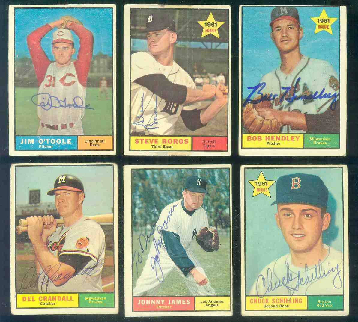 1961 Topps AUTOGRAPHED #499 Chuck Schilling w/PSA/DNA Auction LOA (Red Sox) Baseball cards value