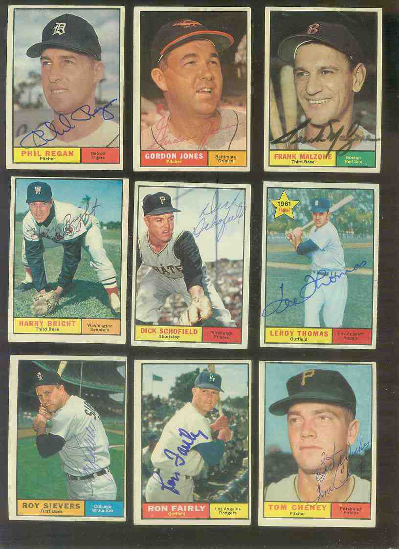 1961 Topps AUTOGRAPHED #439 Phil Regan ROOKIE w/PSA/DNA LOA (Tigers) Baseball cards value