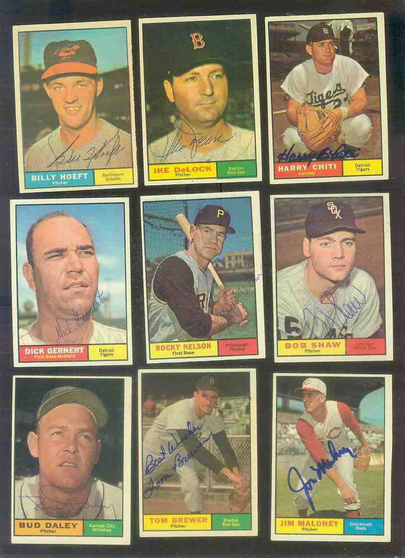 1961 Topps AUTOGRAPHED #304 Rocky Nelson w/PSA/DNA LOA (Pirates,deceased) [ Baseball cards value