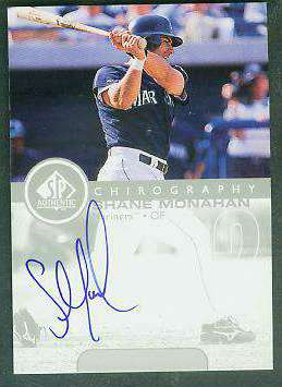  Shane Monahan - 1999 SP Authentic 'Chirography' AUTOGRAPH (Mariners) Baseball cards value