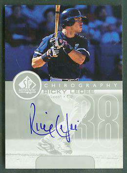  Ricky Ledee - 1999 SP Authentic 'Chirography' AUTOGRAPH (Yankees) Baseball cards value