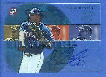  Juan Silvestre - 2002 Topps Pristine AUTOGRAPH (Rangers) Baseball cards value