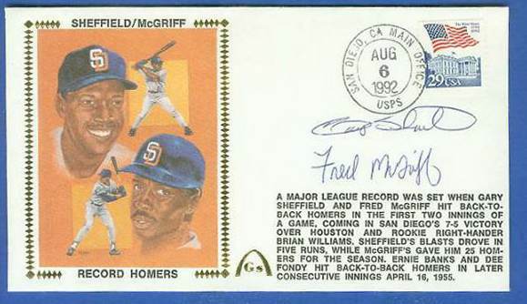  Gary Sheffield/Fred McGriff - 1992 DUAL AUTOGRAPHED Gateway Cachet Baseball cards value