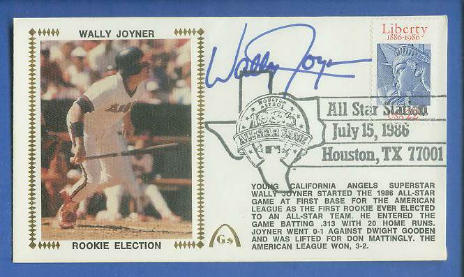  Wally Joyner - 1986 AUTOGRAPHED Gateway Cachet 'ROOKIE ELECTION' (Angels) Baseball cards value