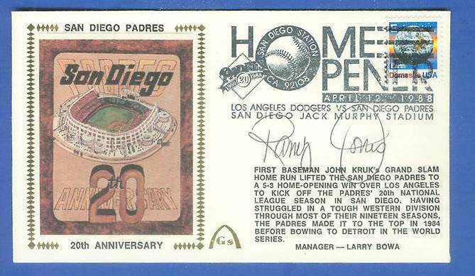  Randy Jones - 1988 AUTOGRAPHED Gateway Cachet SAN DIEGO PADRES 20th ANNIV. Baseball cards value