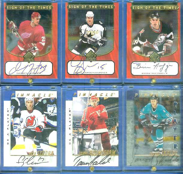   #BHO Brian Holzinger - 1997-98 SP Authentic 'Sign of the Times' AUTOGRAPH Hockey cards value