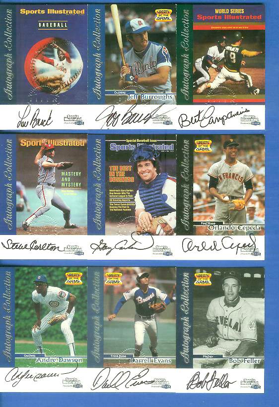 1999 SI Greats of the Game AUTOGRAPHS #19 Andre Dawson Baseball cards value