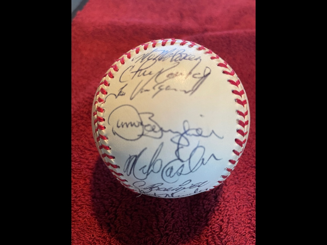  1994 Red Sox - Team Signed/AUTOGRAPHED baseball [#11b] w/30 signatures Baseball cards value