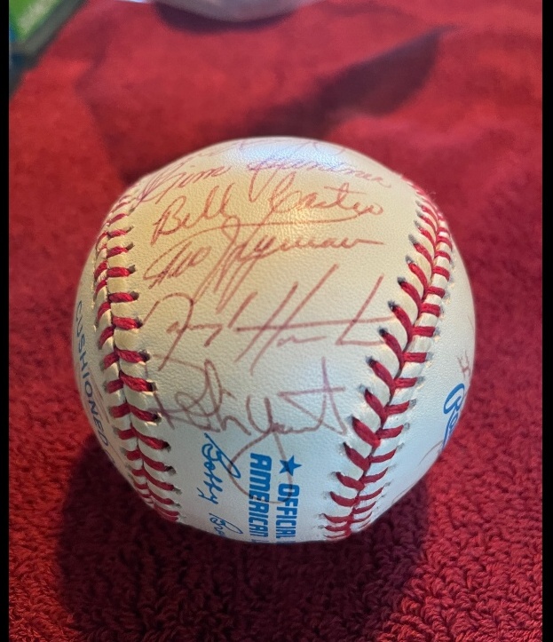  1991 Brewers - Team Signed/AUTOGRAPHED baseball [#11d] w/26 Signatures Baseball cards value