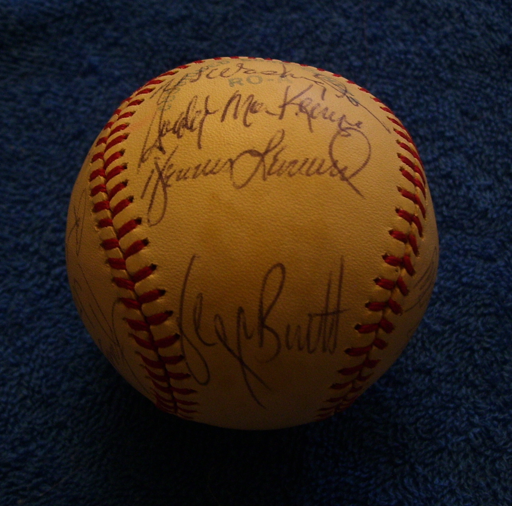  1980 Royals - Team Signed/AUTOGRAPHED baseball [#ed4-09] w/20 Signatures Baseball cards value