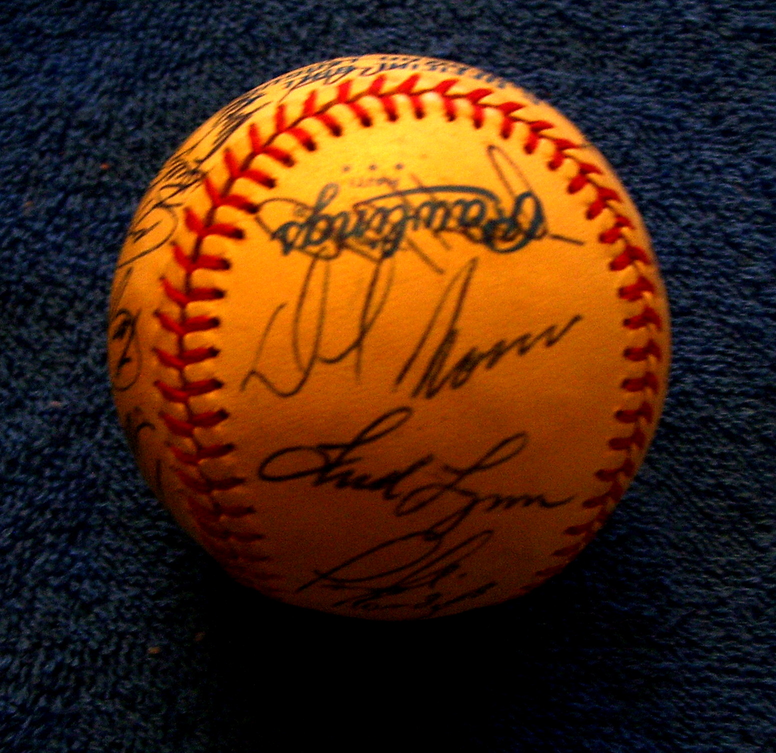  1983 Angels - Team Signed/AUTOGRAPHED baseball [#ed4-11] w/24 Signatures Baseball cards value