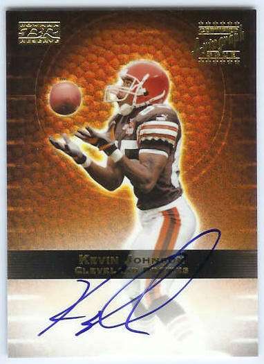  Kevin Johnson - 2000 Bowman Reserve CERTIFIED AUTOGRAPH (Bengals) Football cards value