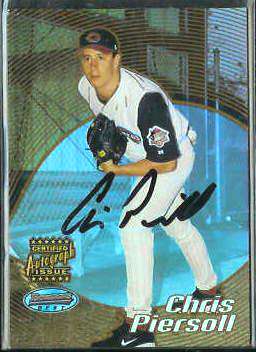  2002 Bowman's Best #.98 - Chris Piersoll GOLD AUTOGRAPH ROOKIE (Reds) Baseball cards value