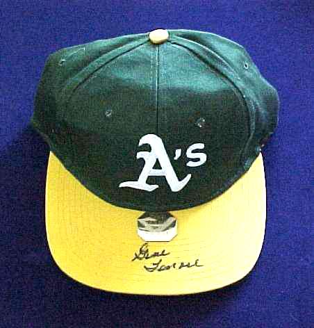  Gene Tenace - AUTOGRAPHED Baseball Cap (A's) Baseball cards value