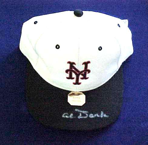 Al Dark - AUTOGRAPHED Baseball Cap (NY Giants) Baseball cards value
