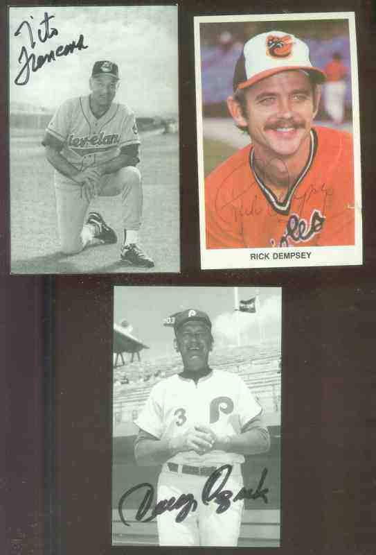  Rick Dempsey - AUTOGRAPHED Color Postcard (Orioles) Baseball cards value