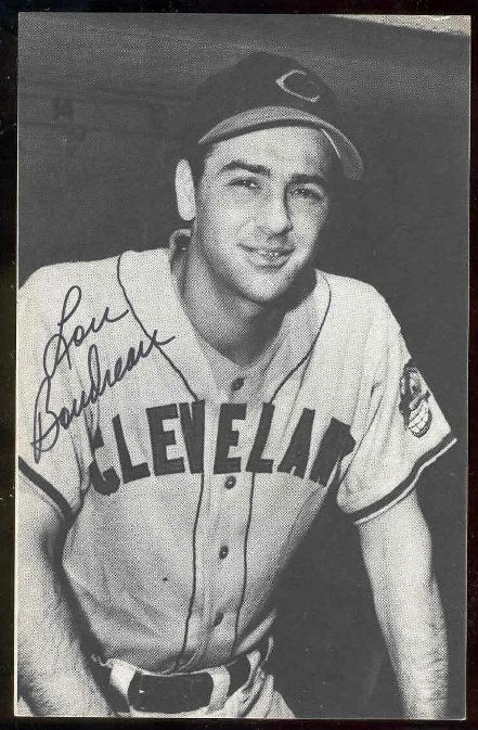  Lou Boudreau - AUTOGRAPHED 1974 TCMA 'League Leaders' Postcard (Indians) Baseball cards value