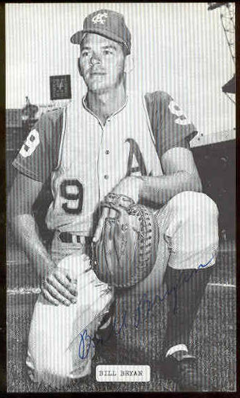  Bill Bryan - AUTOGRAPHED J.D. McCarthy Postcard (Athletics) Baseball cards value