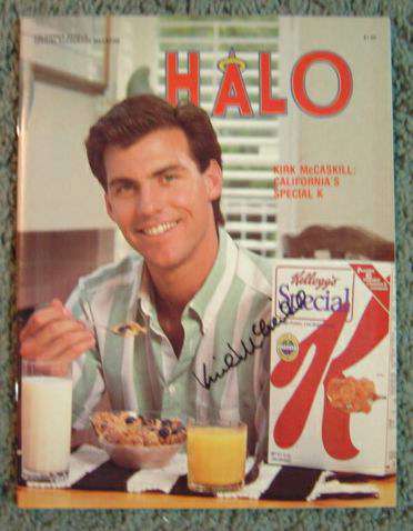  Kirk McCaskill - AUTOGRAPHED 1988 California Angels Scorebook Magazine Baseball cards value
