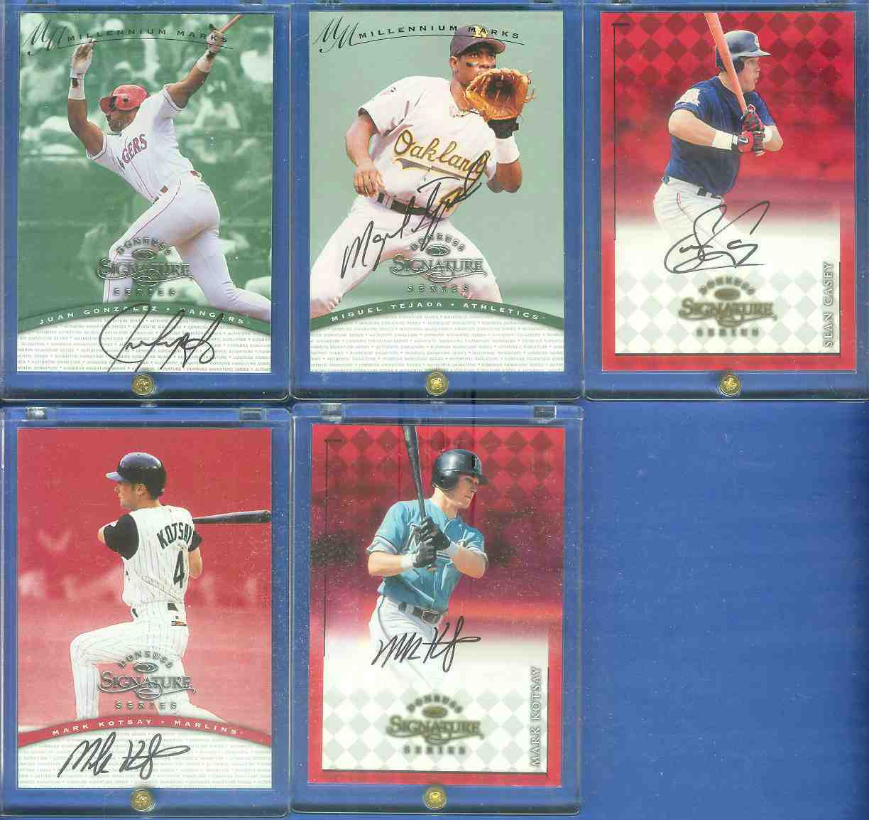  Juan Gonzalez  - 1997 Donruss Signature MILLENNIUM AUTOGRAPH (Rangers) Baseball cards value