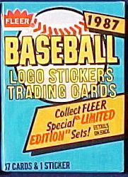  1987 Fleer - Wax  Pack (17 cards) Baseball cards value