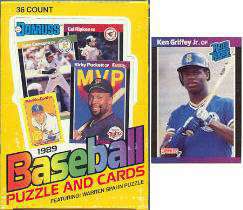  1989 Donruss - Wax Box (36 packs) Baseball cards value