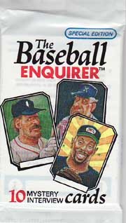  1992 Baseball Enquirer - Lot of (10) Wax Packs (10 cards/pack) Baseball cards value