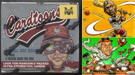  1993 Cardtoons - WAX BOX (36 packs,8 cards/pack) Baseball cards value