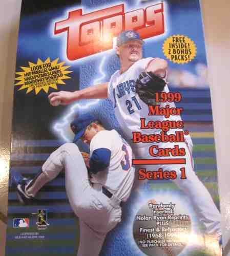  1999 Topps - SEALED Wax Box Series 1 (24 packs) Baseball cards value