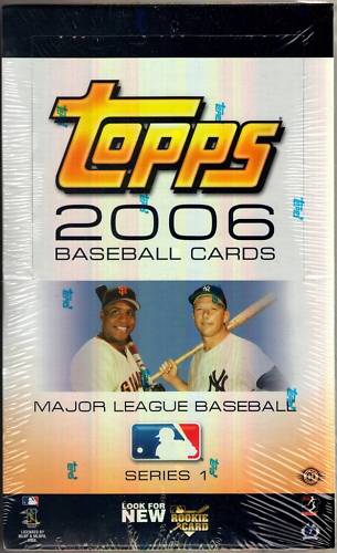  2006 Topps - SEALED Wax Box Series 1 (24 packs) Baseball cards value