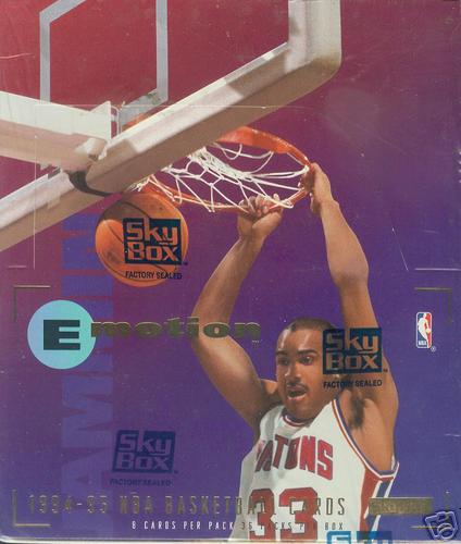  1994-95 E-Motion Basketball - Wax Box (36 packs) Basketball cards value
