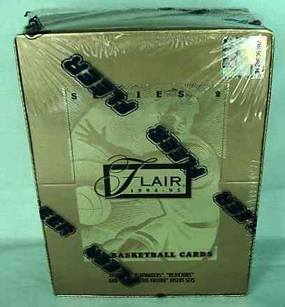  1994-95 Flair Series 2 Basketball - Wax Box (36 packs) Basketball cards value