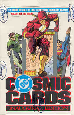  1991 Impel DC COSMIC CARDS -  Sealed Wax Box (36 packs) Non-Sports cards value