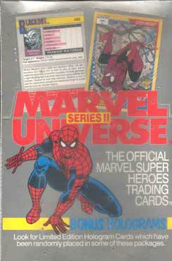  1991 Marvel Universe Series 2 - Sealed Wax Box (36 packs) Non-Sports cards value