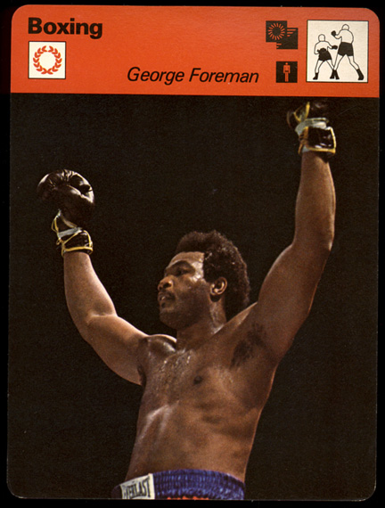 1977-79 Sportscaster BOXING card #14-03 George Foreman Baseball cards value