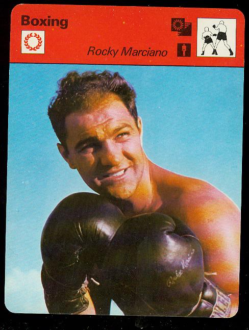 1977-79 Sportscaster BOXING card #08-08 Rocky Marciano Baseball cards