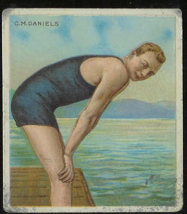  1910 T218 Hassan SWIMMING - C.M. Daniels Baseball cards value