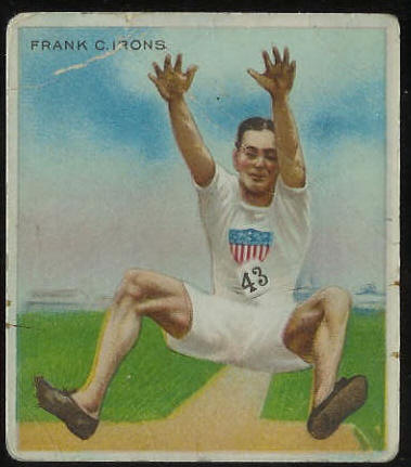  1910 T218 Hassan TRACK - Frank Irons Baseball cards value