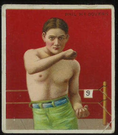  1910 T218 Hassan BOXING - Phil McGovern Baseball cards