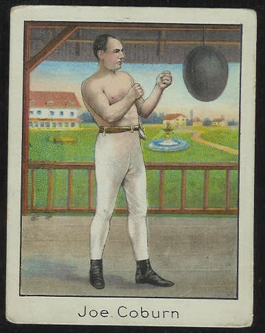  1910-1911 Mecca T-220 Cigarettes BOXING - Joe Coburn Baseball cards